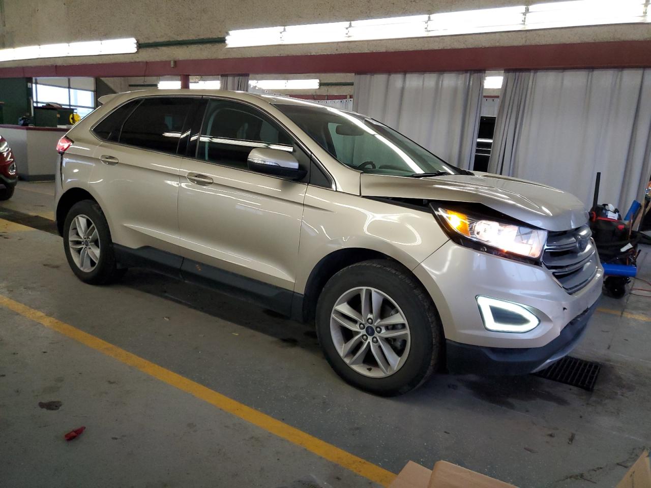 2018 Ford Edge VIN 2FMPK3J97JBB64302 Copart auction photo, undercarriage / rear end damage thumbnail 4