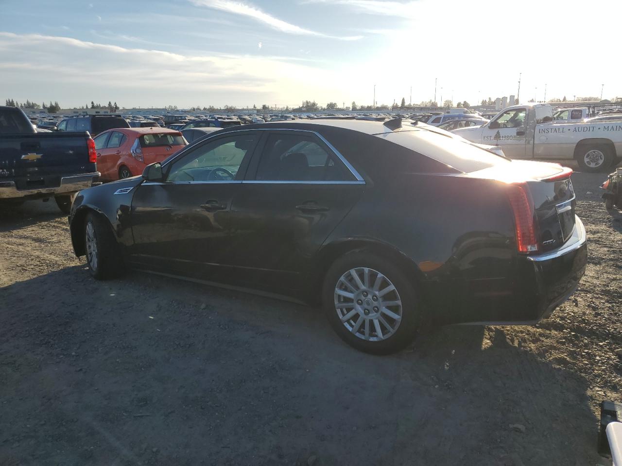 2012 Cadillac CTS VIN 1G6DC5E58C0122090 Copart auction photo, front end / damage history damage thumbnail 3