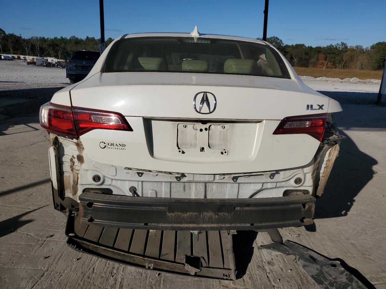 2016 Acura ILX VIN 19UDE2F34GA020466 Copart auction photo, rear end / side damage thumbnail 6