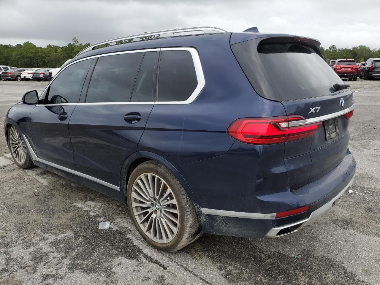 2021 BMW X7 VIN 5UXCW2C03M9H76497 Copart auction photo, front end / side damage thumbnail 2