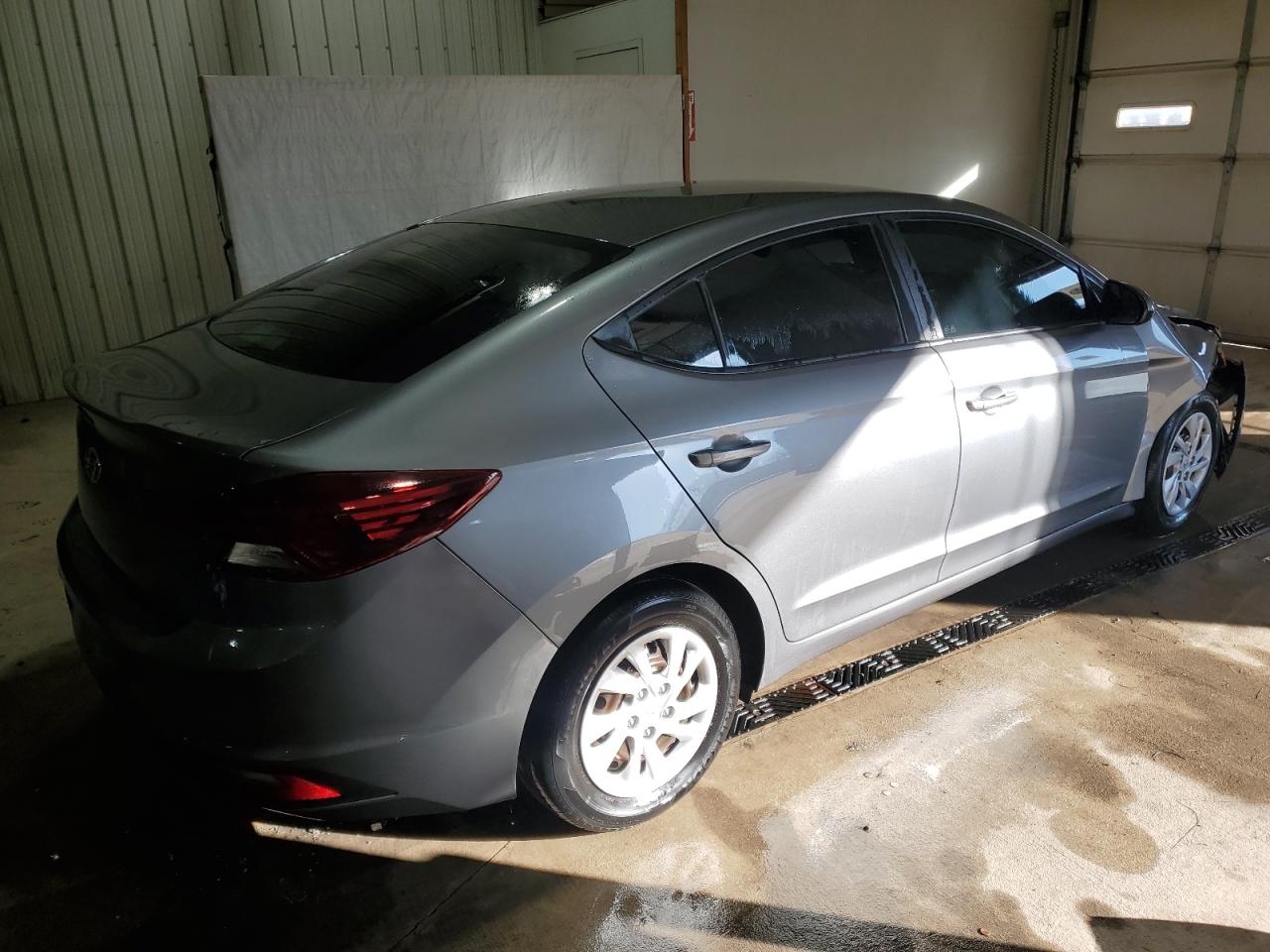 2019 Hyundai Elantra VIN 5NPD74LF4KH496480 Copart auction photo, front end / side damage thumbnail 3