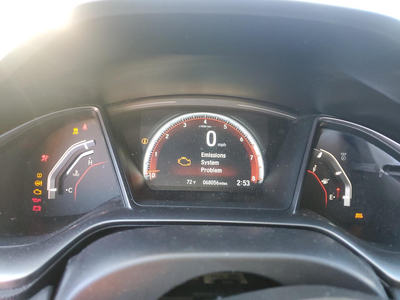 2017 Honda Civic VIN 2HGFC1E52HH702860 Copart auction photo, front end damage thumbnail 9