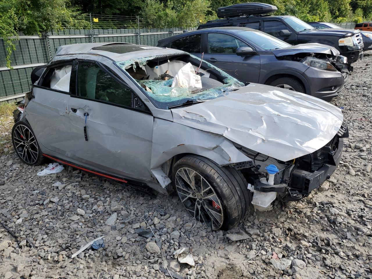 2023 Hyundai Elantra VIN KMHLW4AK3PU015870 Copart auction photo, all over / minor dent/scratches damage thumbnail 4