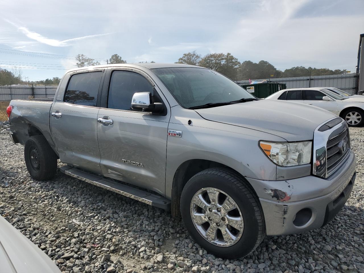 2007 Toyota Tundra VIN 5TBEV58157S459557 Copart auction photo, side / rear end damage thumbnail 4