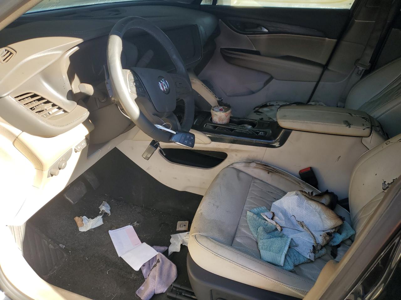 2022 Buick Envision VIN LRBFZRR45ND160173 Copart auction photo, burn - interior damage thumbnail 7