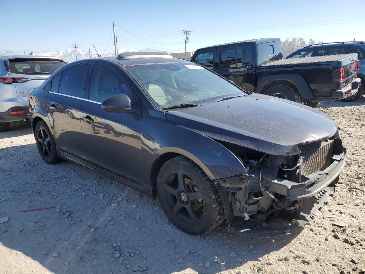 2014 Chevrolet Cruze VIN 1G1PE5SB9E7424828 Copart auction photo, front end damage thumbnail 4