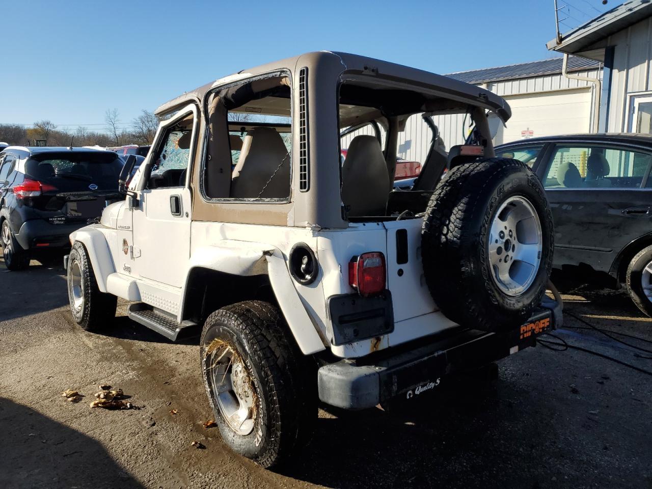 2002 Jeep Wrangler VIN 1J4FA59S42P707938 Copart auction photo, rollover damage thumbnail 2