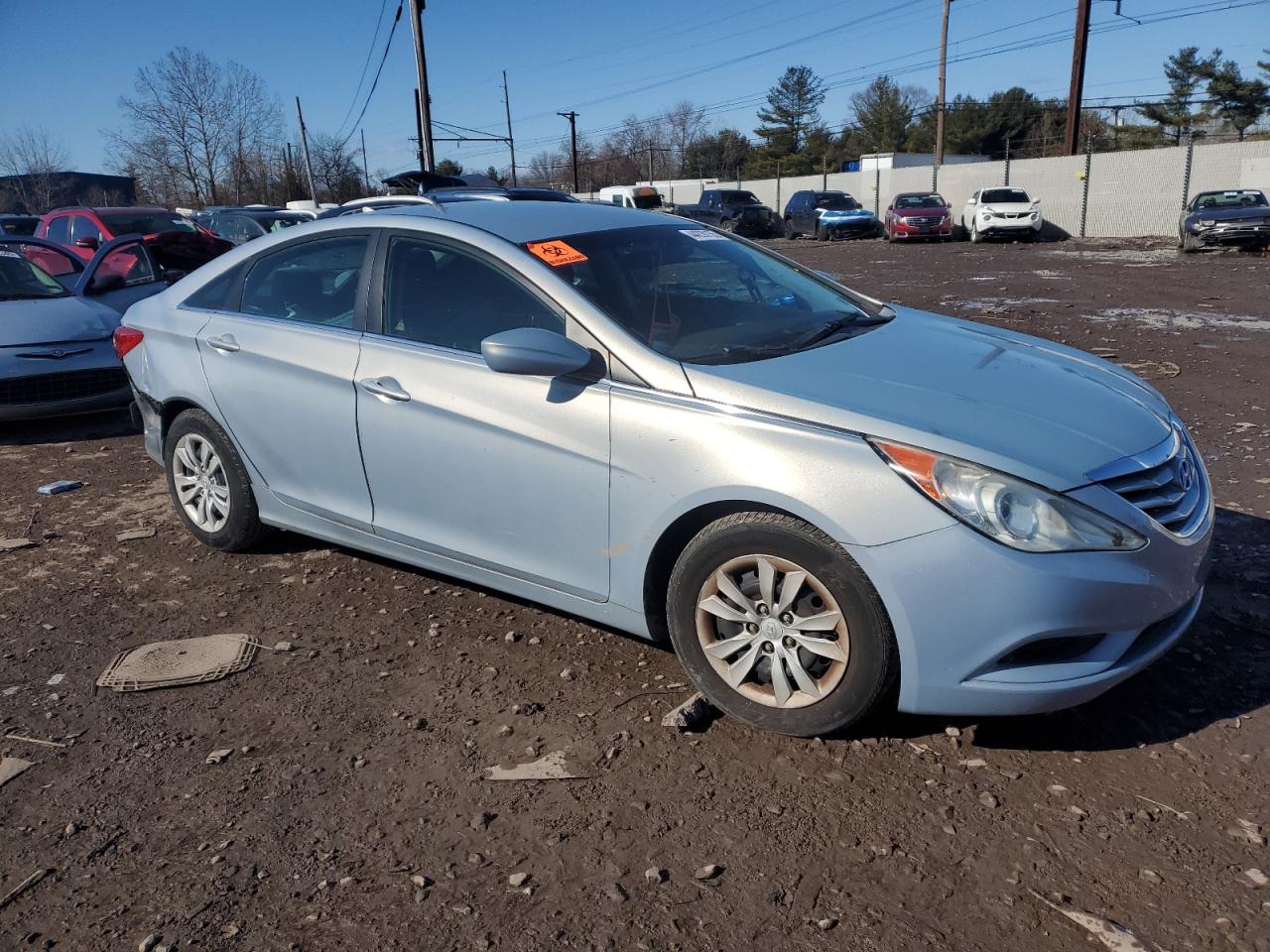 2011 Hyundai Sonata VIN 5NPEB4AC2BH192298 Copart auction photo, rear end damage thumbnail 4