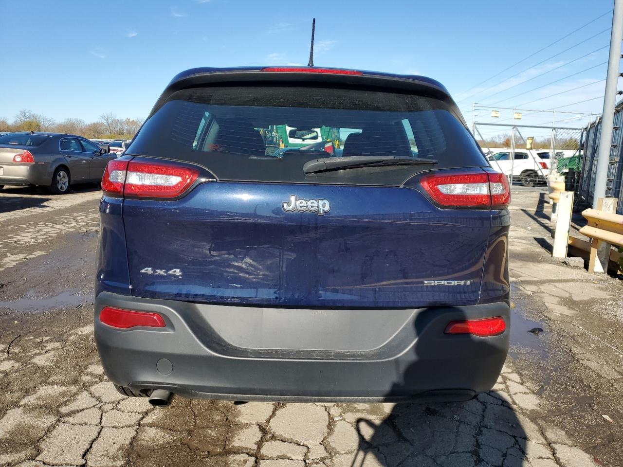 2015 Jeep Grand Cherokee VIN 1C4PJMAB5FW774611 Copart auction photo, rear end damage thumbnail 6