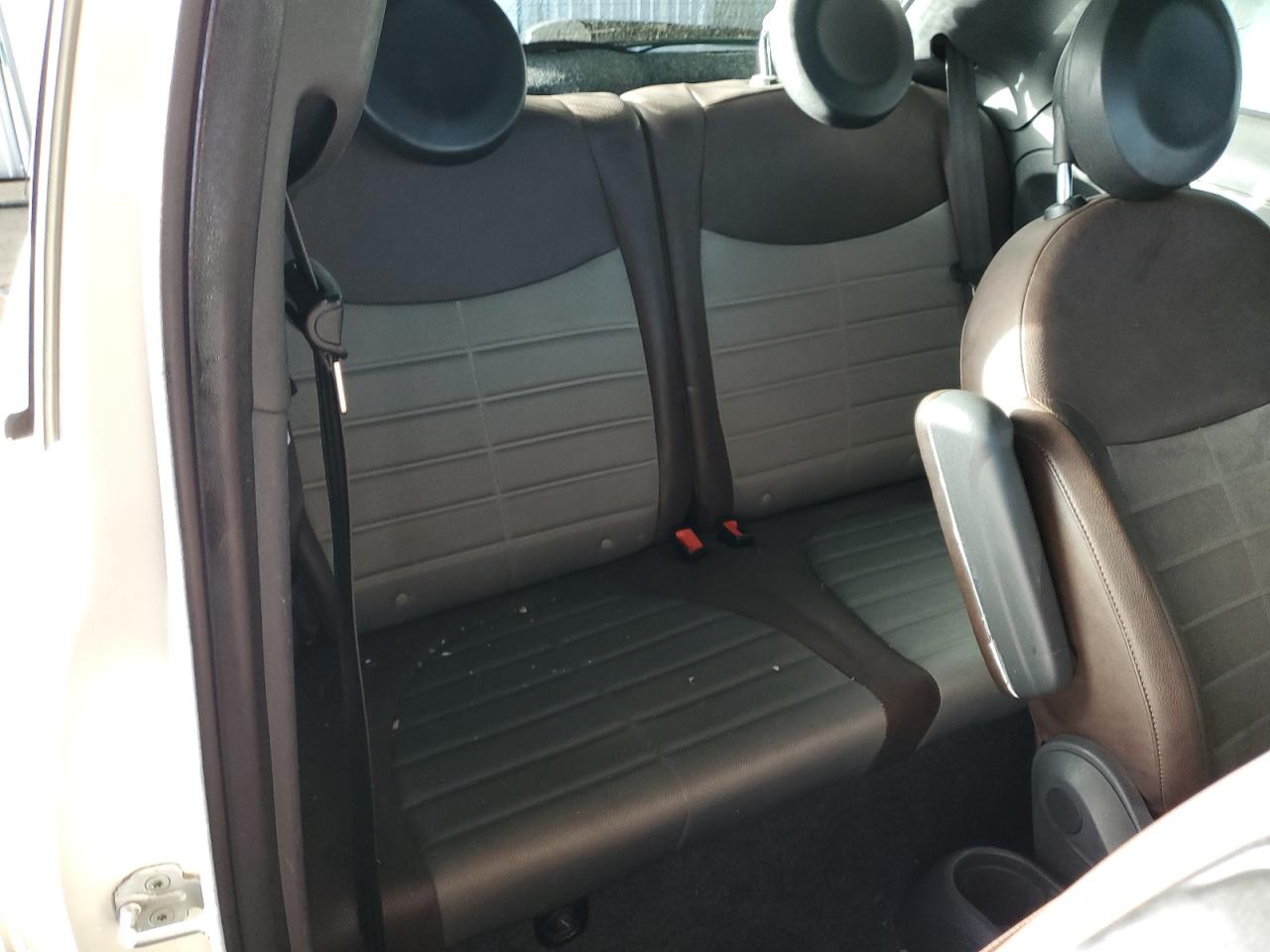 2012 Fiat 500 VIN 3C3CFFBR5CT340606 Copart auction photo, rear end damage thumbnail 10
