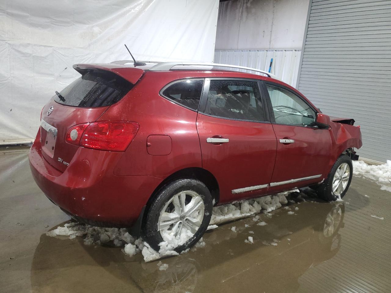 2012 Nissan Rogue VIN JN8AS5MV9CW362111 Copart auction photo, front end damage thumbnail 3
