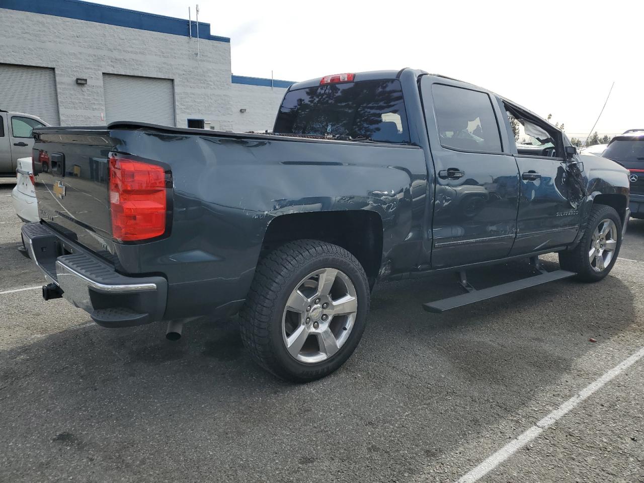 2017 Chevrolet Silverado VIN 3GCPCREC9HG309132 Copart auction photo, top/roof damage thumbnail 3