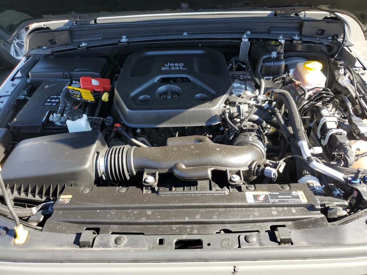 2021 Jeep Wrangler VIN 1C4HJXEN1MW558973 Copart auction photo, rear end damage thumbnail 11