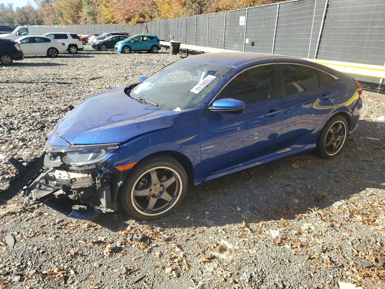 2021 Honda Civic VIN 2HGFC2F62MH551882