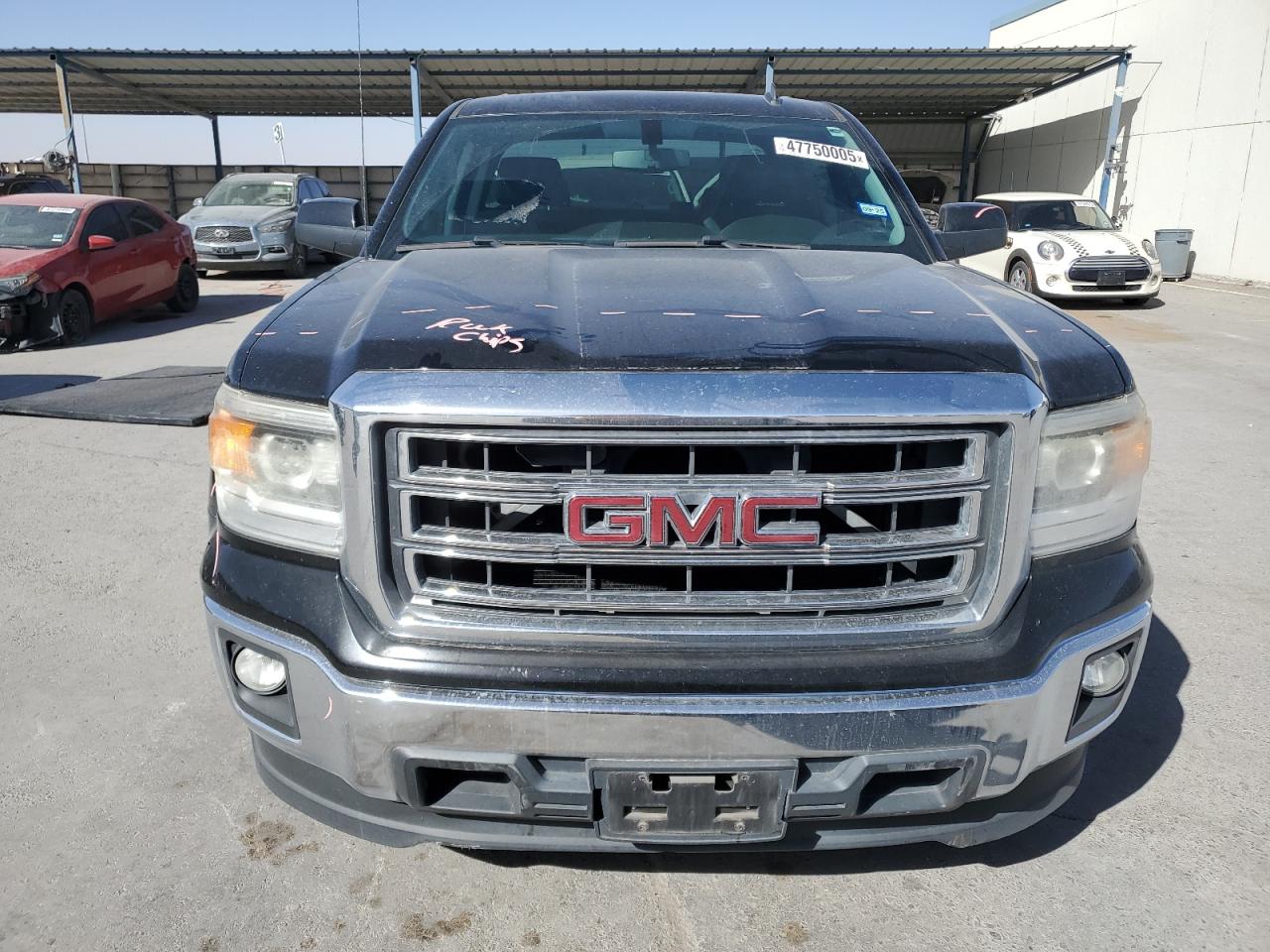 2014 GMC Sierra VIN 1GTR1UEH7EZ258495 Copart auction photo, rear end damage thumbnail 5