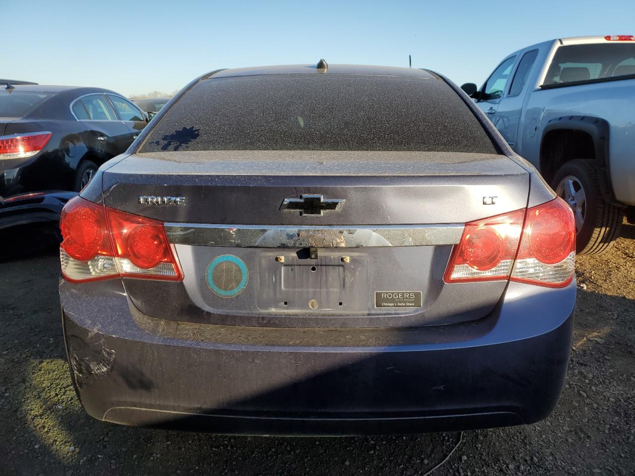 2014 Chevrolet Cruze VIN 1G1PC5SB9E7370887 Copart auction photo, front end / side damage thumbnail 6