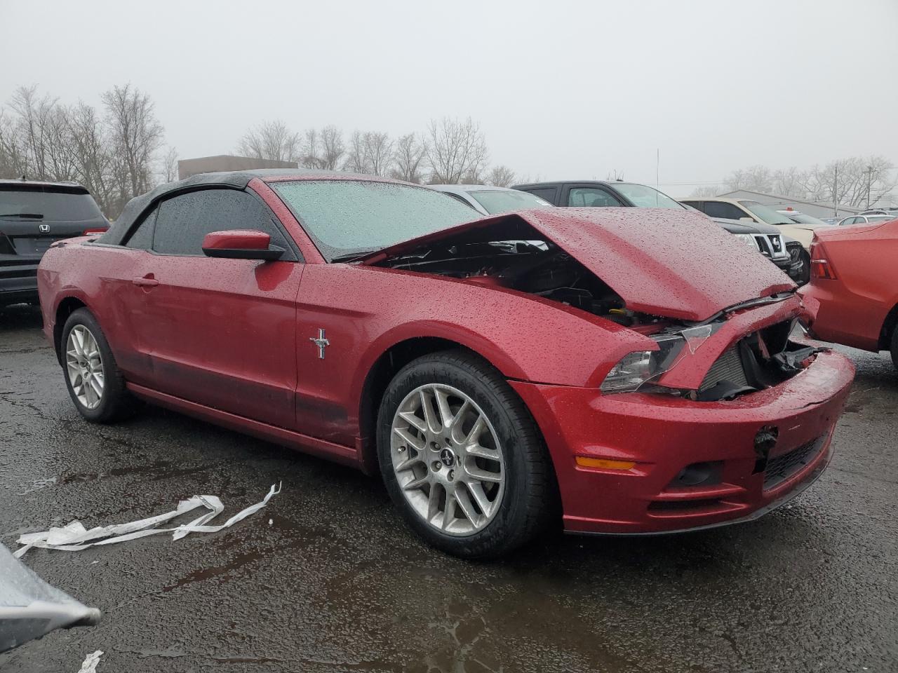 2014 Ford Mustang VIN 1ZVBP8EM1E5290190 Copart auction photo, front end damage thumbnail 4