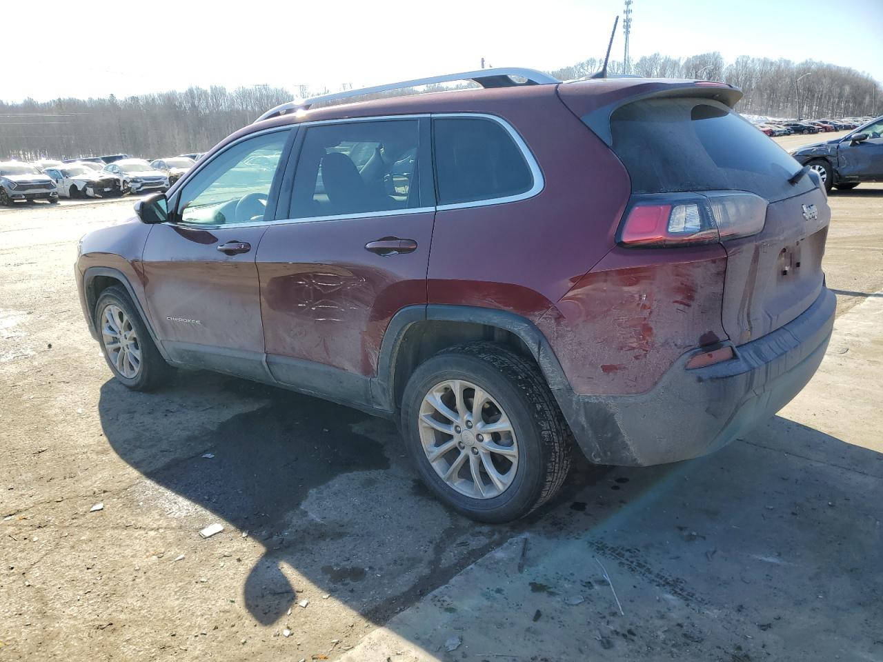 2019 Jeep Grand Cherokee VIN 1C4PJLCB7KD147731 Copart auction photo, side damage thumbnail 2