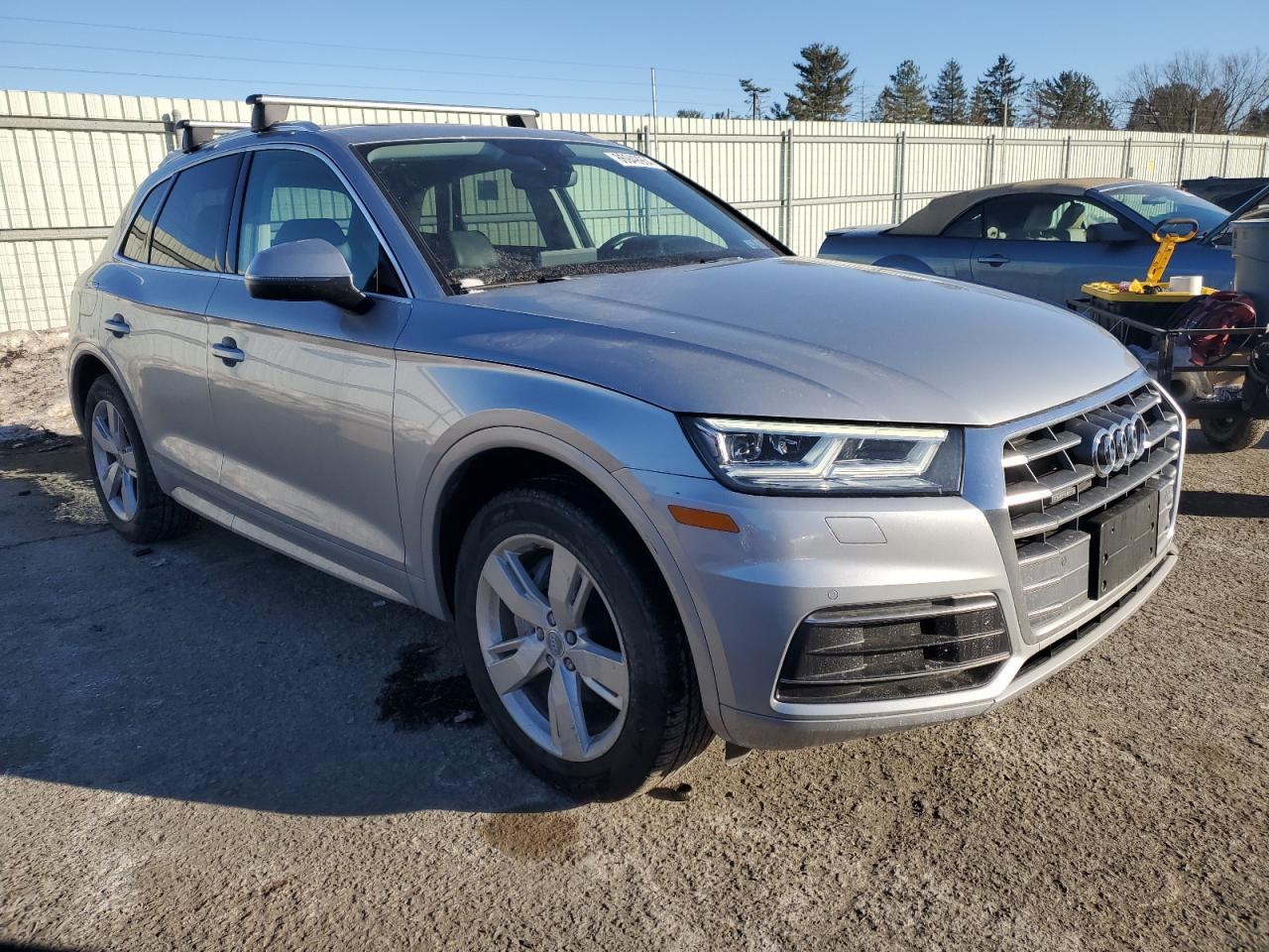 2018 Audi Q5 VIN WA1BNAFYXJ2201160 Copart auction photo, front end / side damage thumbnail 4