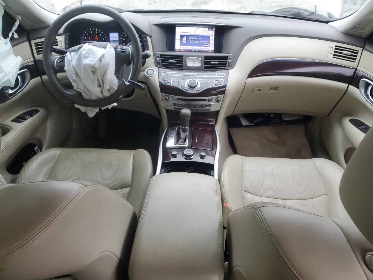 2013 Infiniti M VIN JN1BY1AP9DM514286 Copart auction photo, all over damage thumbnail 8