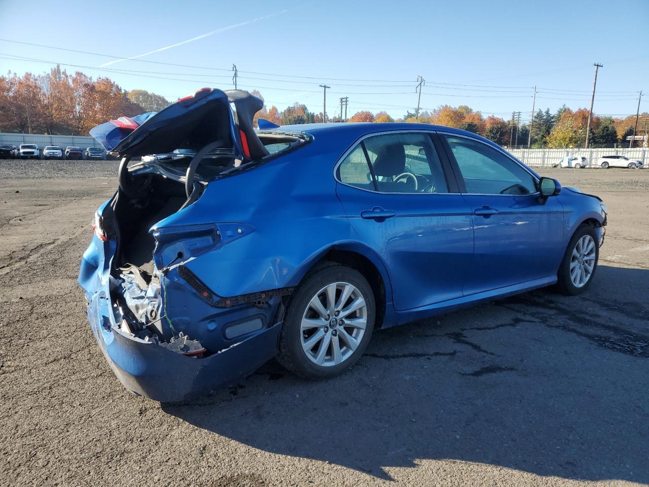 2019 Toyota Camry VIN 4T1B11HK9KU236493 Copart auction photo, rear end / front end damage thumbnail 3