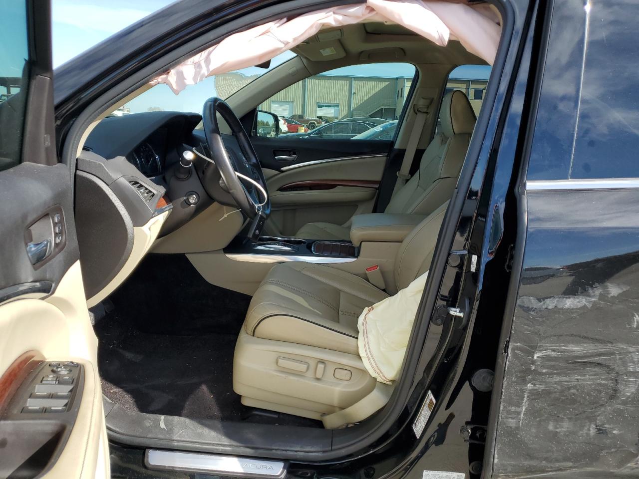 2017 Acura MDX VIN 5FRYD4H82HB009125 Copart auction photo, side damage thumbnail 7