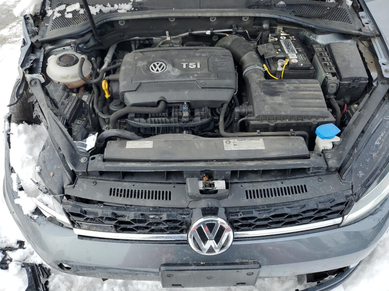 2019 Volkswagen Golf VIN 3VWH17AU0KM524546 Copart auction photo, front end / all over damage thumbnail 11