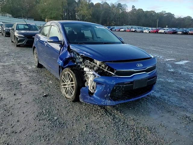 2018 KIA Rio VIN 3KPA35AB0JE034585 Copart auction photo, front end / side damage thumbnail 10