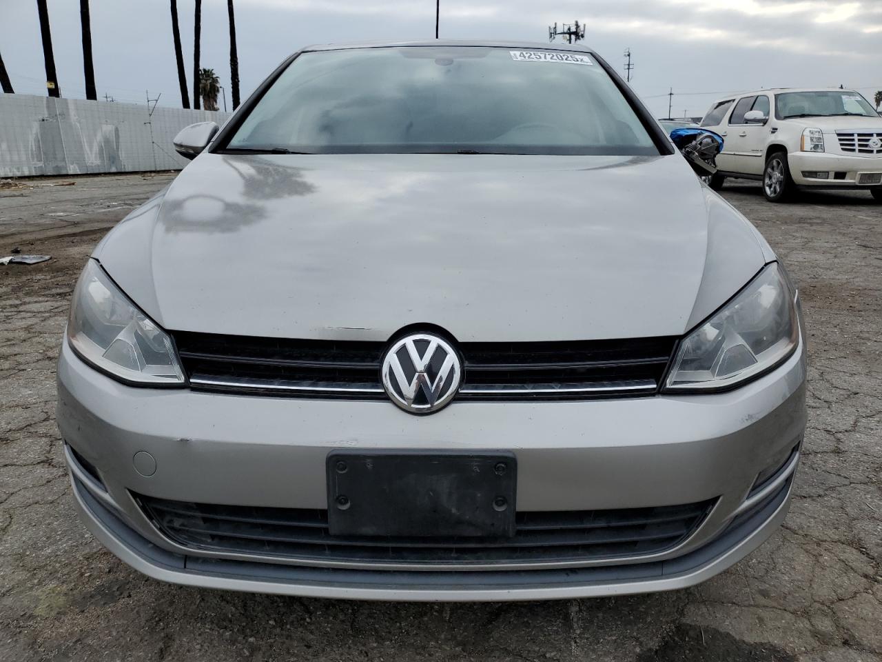 2015 Volkswagen Golf VIN 3VW217AU0FM011034 Copart auction photo, side / minor dent/scratches damage thumbnail 5