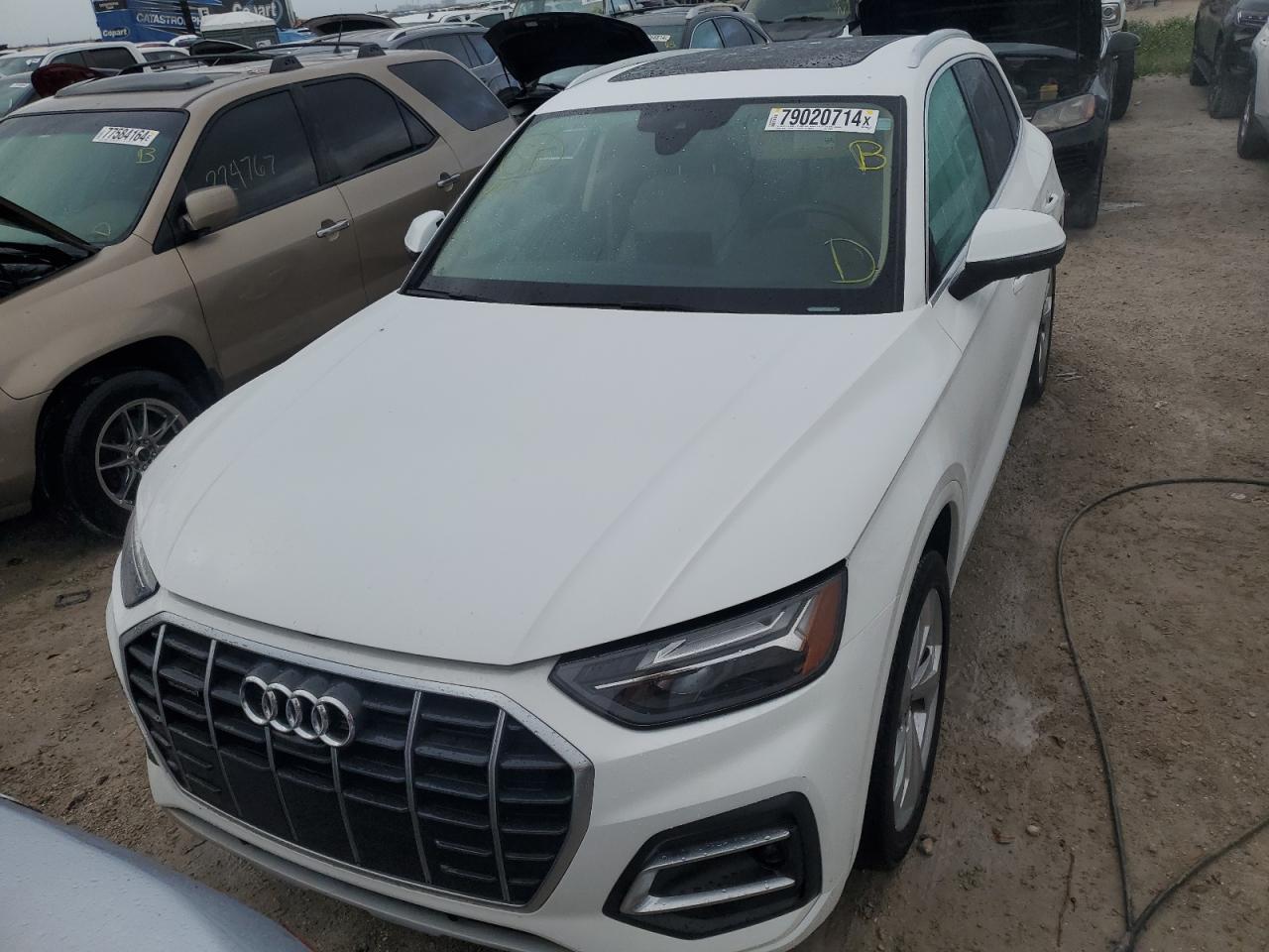 2021 Audi Q5 VIN WA1BAAFY4M2098866 Copart auction photo, water/flood damage thumbnail 5