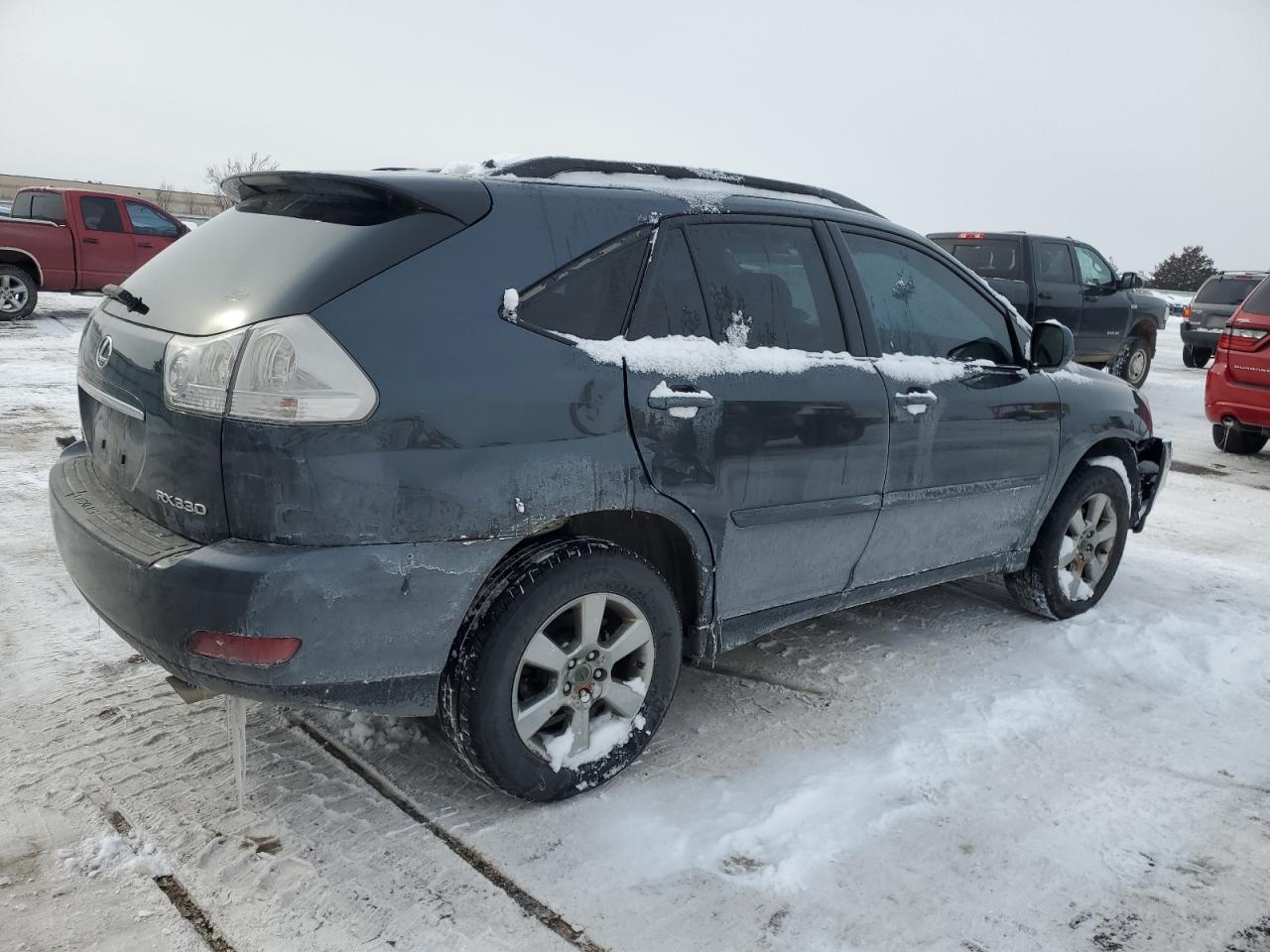 2006 Lexus RX VIN 2T2HA31U46C108635 Copart auction photo, front end / rear end damage thumbnail 3