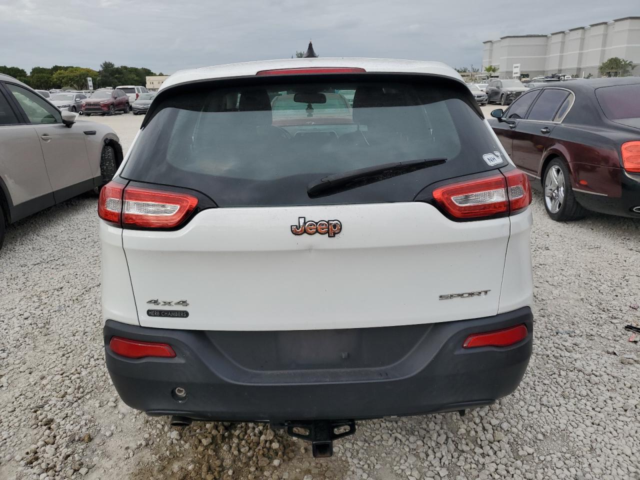 2014 Jeep Grand Cherokee VIN 1C4PJMAB5EW166196 Copart auction photo, side damage thumbnail 6