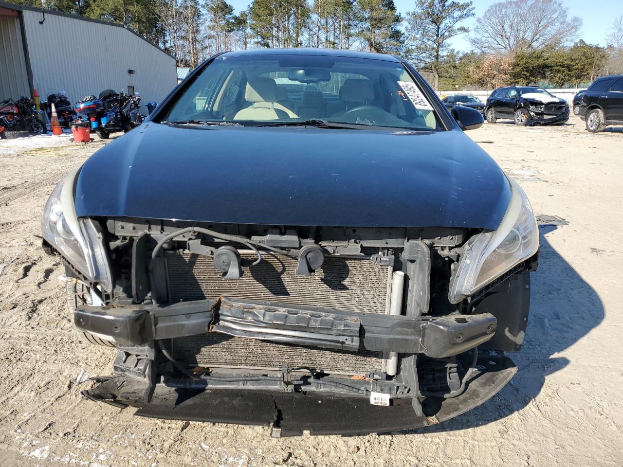 2017 Hyundai Sonata VIN 5NPE24AF3HH478437 Copart auction photo, front end / minor dent/scratches damage thumbnail 5