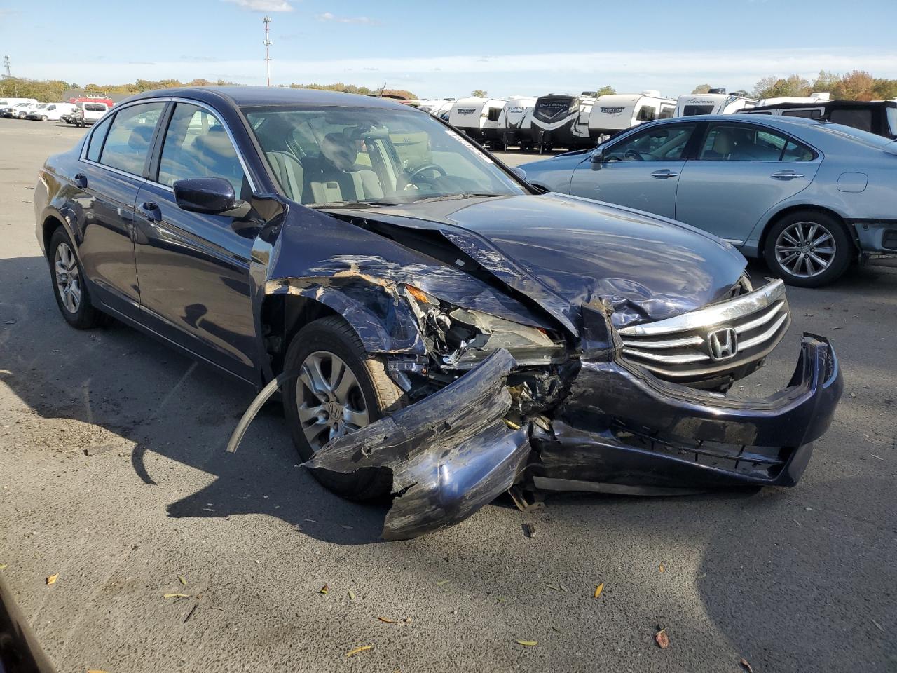 2011 Honda Accord VIN 1HGCP2F45BA120258 Copart auction photo, front end damage thumbnail 4