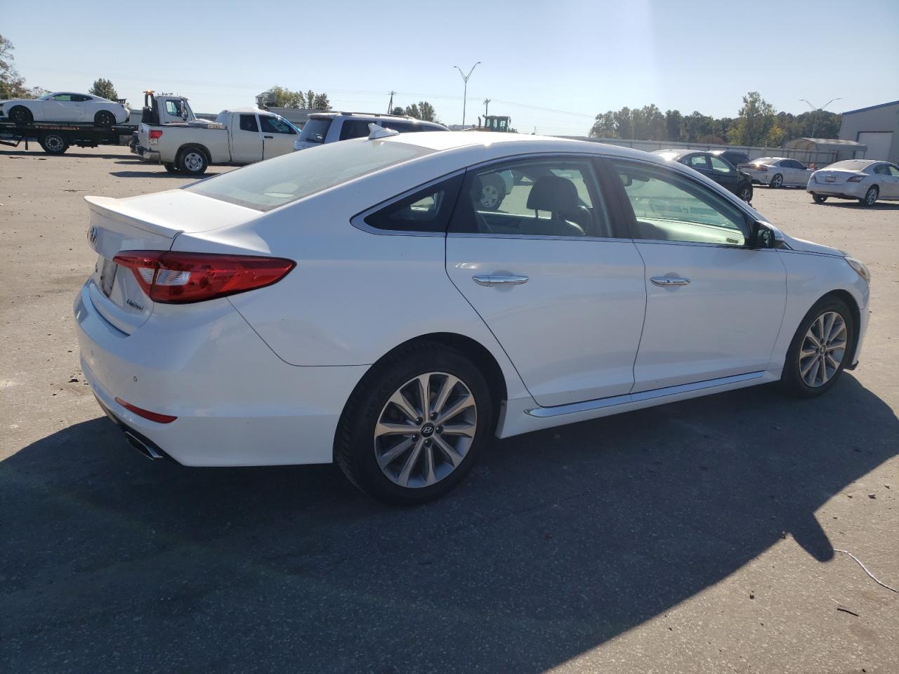 2017 Hyundai Sonata VIN 5NPE34AF1HH463805 Copart auction photo, all over damage thumbnail 3