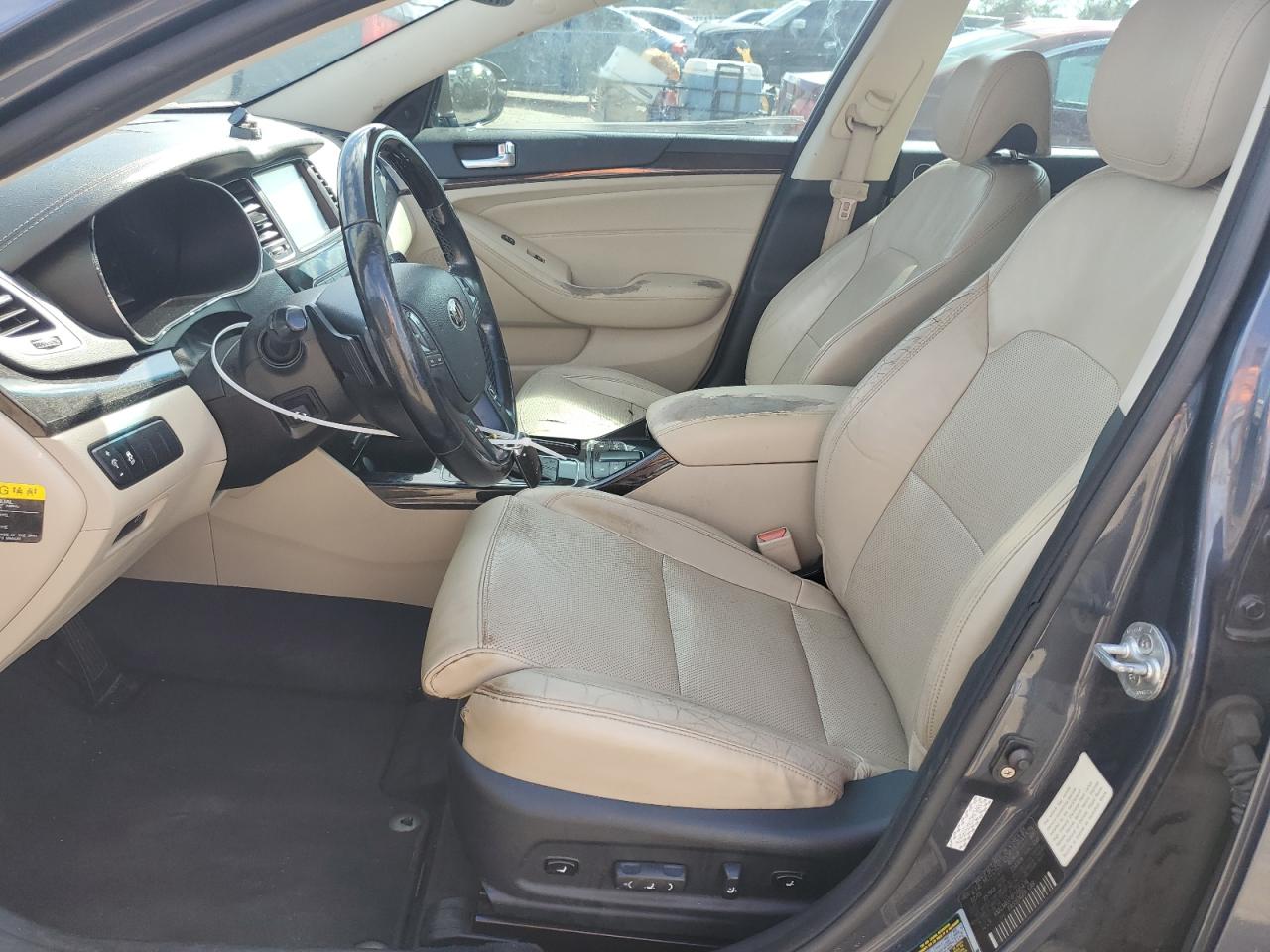 2015 KIA Cadenza VIN KNALN4D74F5195476 Copart auction photo, front end damage thumbnail 7