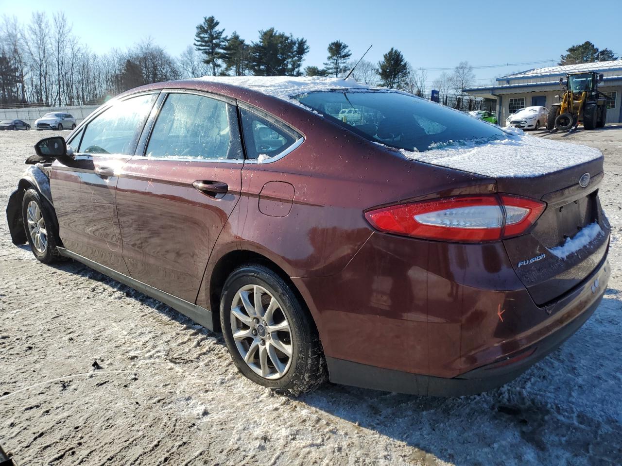 2015 Ford Fusion VIN 3FA6P0G74FR119757 Copart auction photo, front end damage thumbnail 2