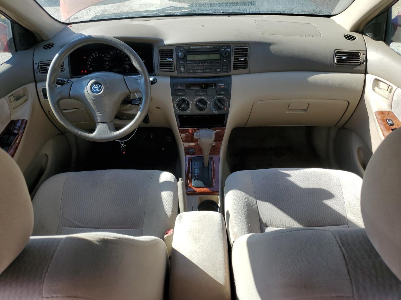 2006 Toyota Corolla VIN 2T1BR32E76C631528 Copart auction photo, rear end / side damage thumbnail 8