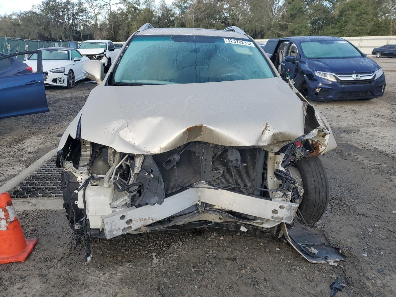 2012 Lexus RX VIN 2T2ZK1BA9CC065819 Copart auction photo, front end / side damage thumbnail 5