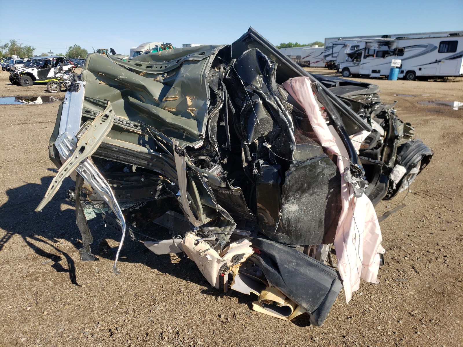 2018 Honda CR-V VIN 2HKRW2H84JH659165 Copart auction photo, rollover / mechanical damage thumbnail 4
