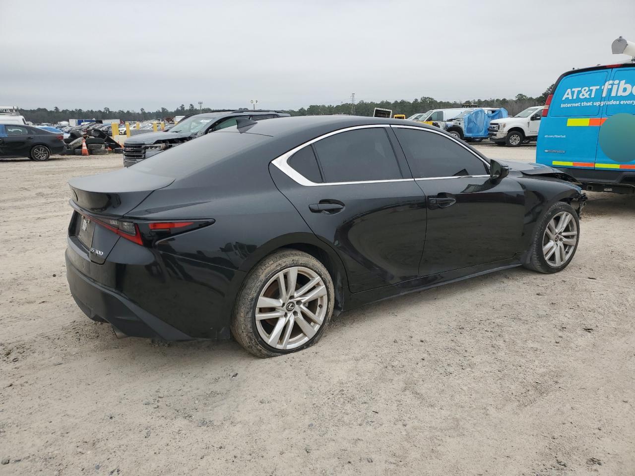 2023 Lexus IS VIN JTHCA1D22P5126559 Copart auction photo, front end / side damage thumbnail 3