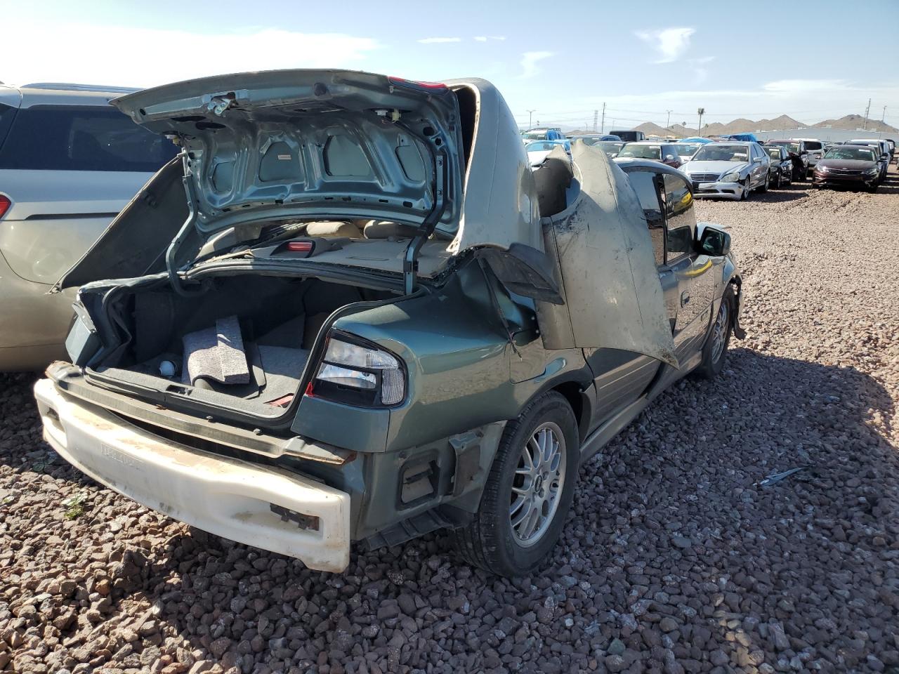 2002 Subaru Legacy VIN 4S3BE896227213865 Copart auction photo, all over / rollover damage thumbnail 3