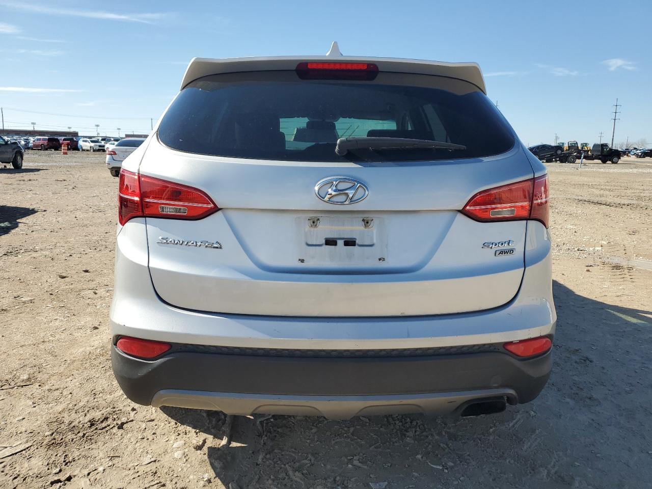 2016 Hyundai Santa Fe VIN 5XYZTDLB1GG322976 Copart auction photo, front end damage thumbnail 6