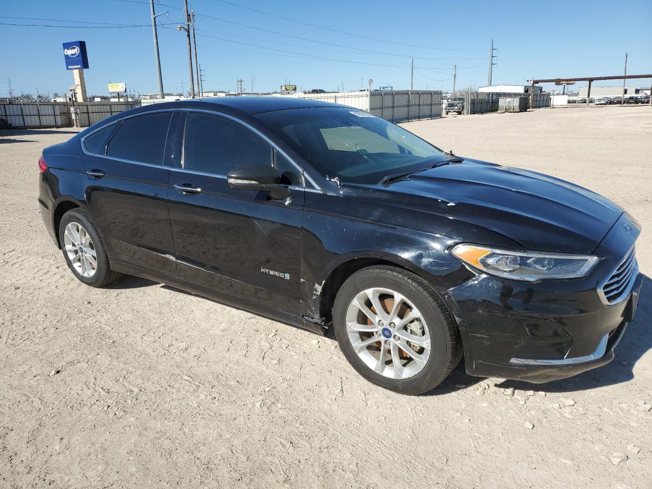 2019 Ford Fusion VIN 3FA6P0MU9KR117278 Copart auction photo, all over damage thumbnail 4