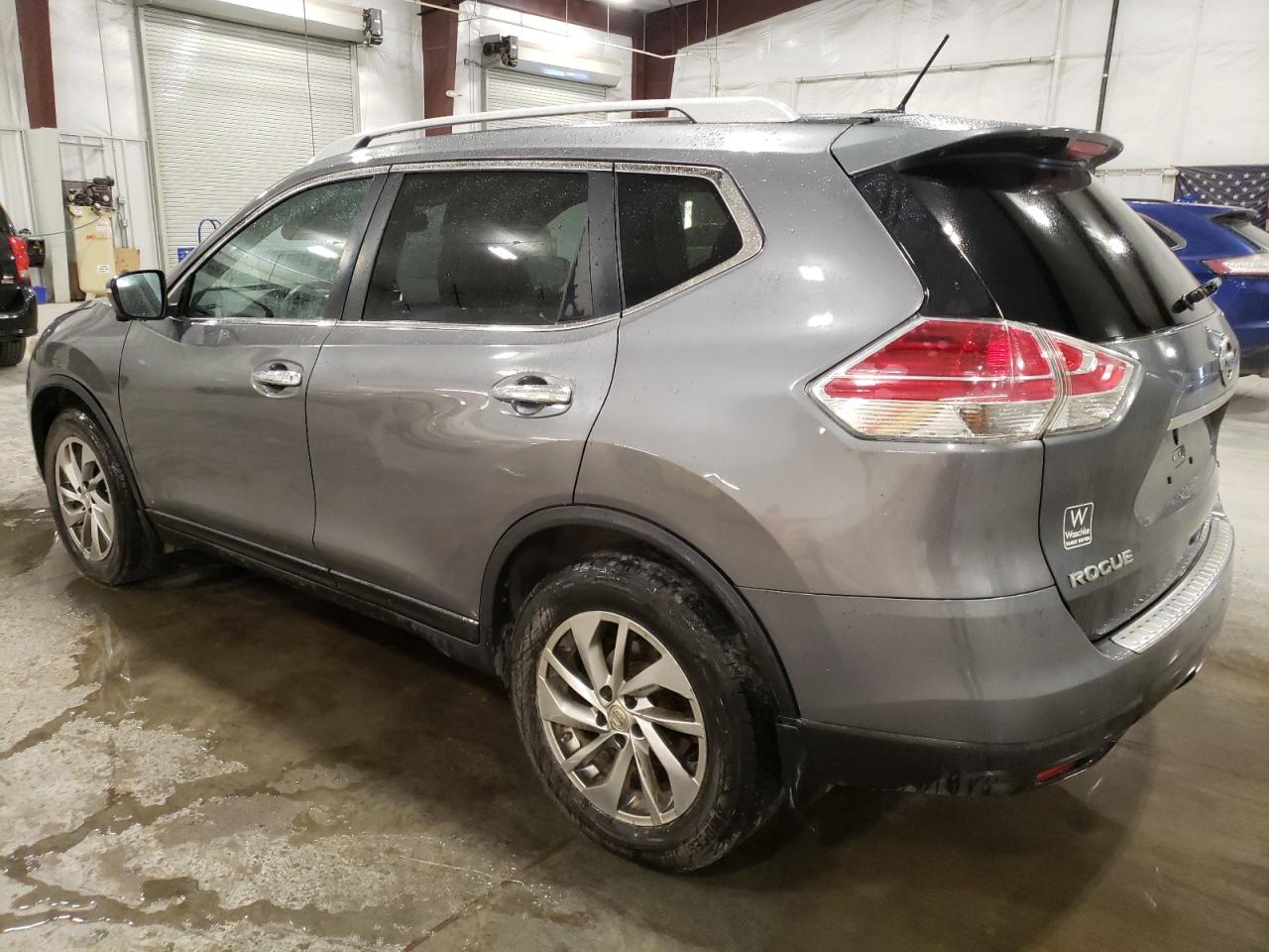 2014 Nissan Rogue VIN 5N1AT2MV3EC802198 Copart auction photo, front end / side damage thumbnail 2