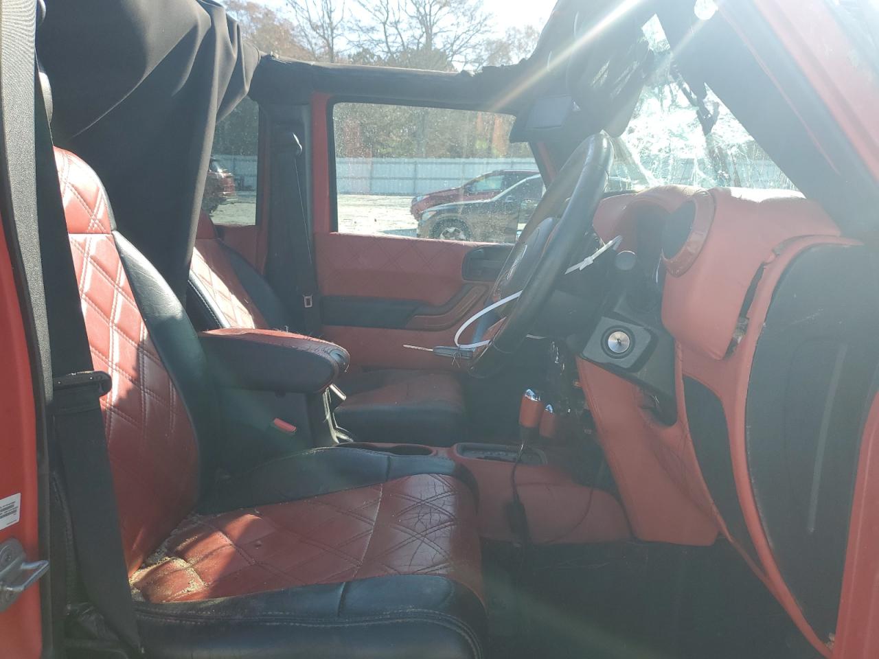 2011 Jeep Wrangler VIN 1J4BZ3H17BL599763 Copart auction photo, all over damage thumbnail 7
