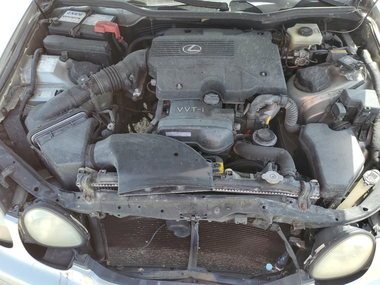 2004 Lexus GS 300 VIN JT8BD69S240197262 Copart auction photo, front end damage thumbnail 12