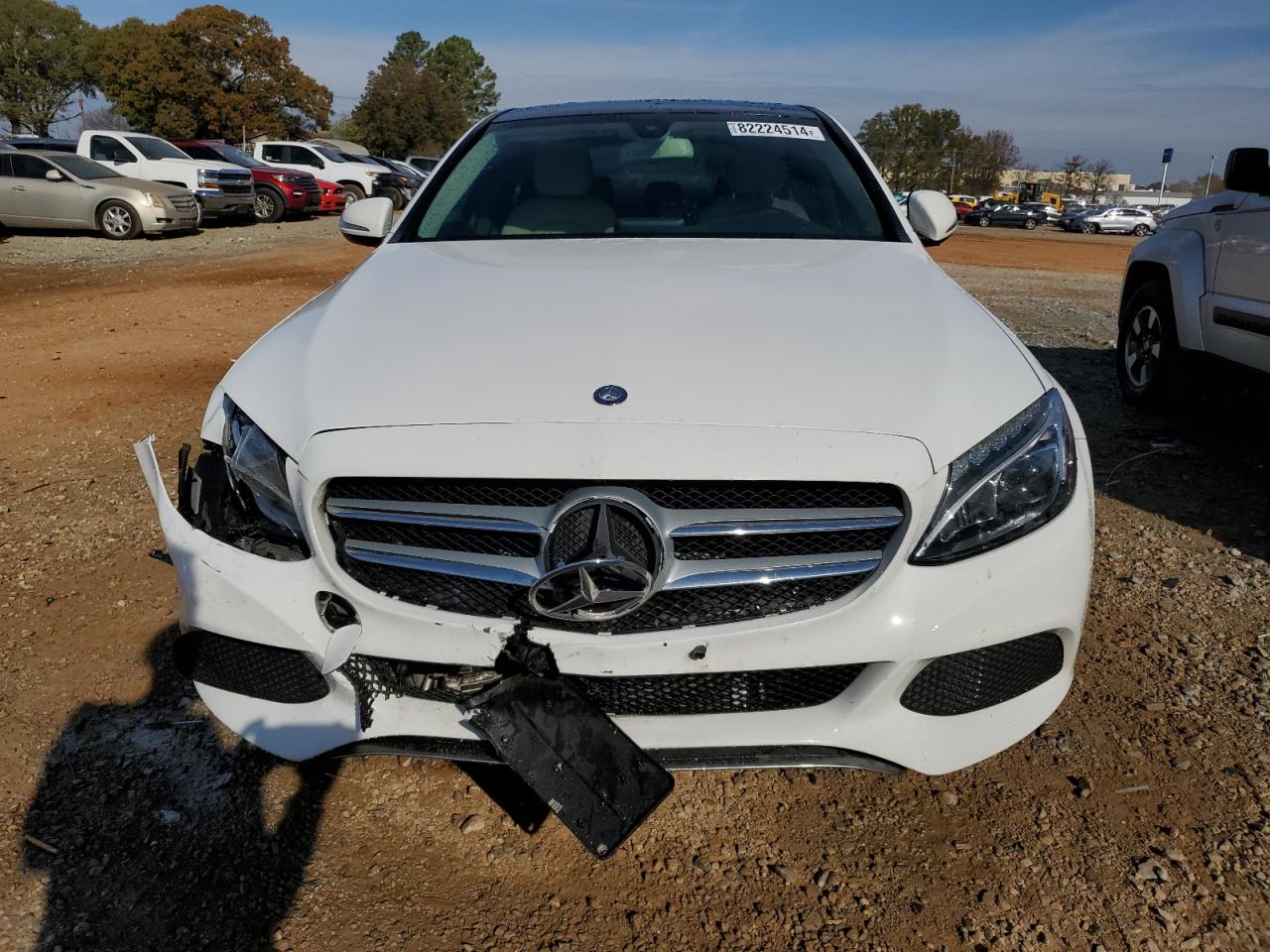 2015 Mercedes-Benz C-klasse VIN 55SWF4KB2FU041771 Copart auction photo, front end damage thumbnail 5