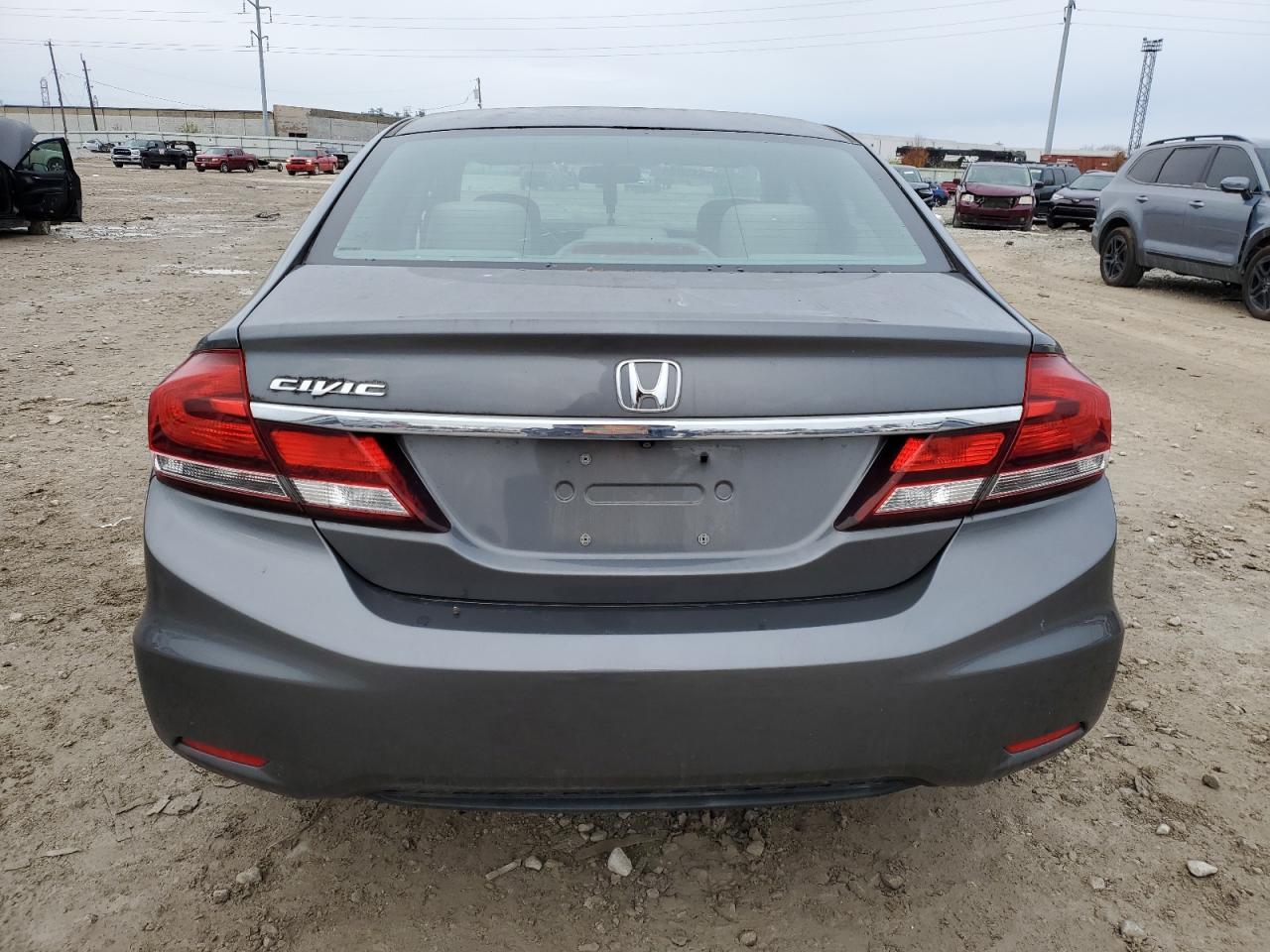 2013 Honda Civic VIN 19XFB2F57DE268365 Copart auction photo, front end / minor dent/scratches damage thumbnail 6