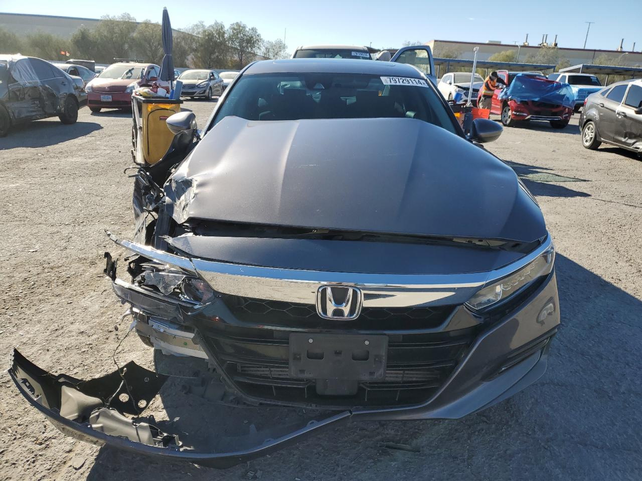 2018 Honda Accord VIN 1HGCV1F49JA175293 Copart auction photo, front end damage thumbnail 5